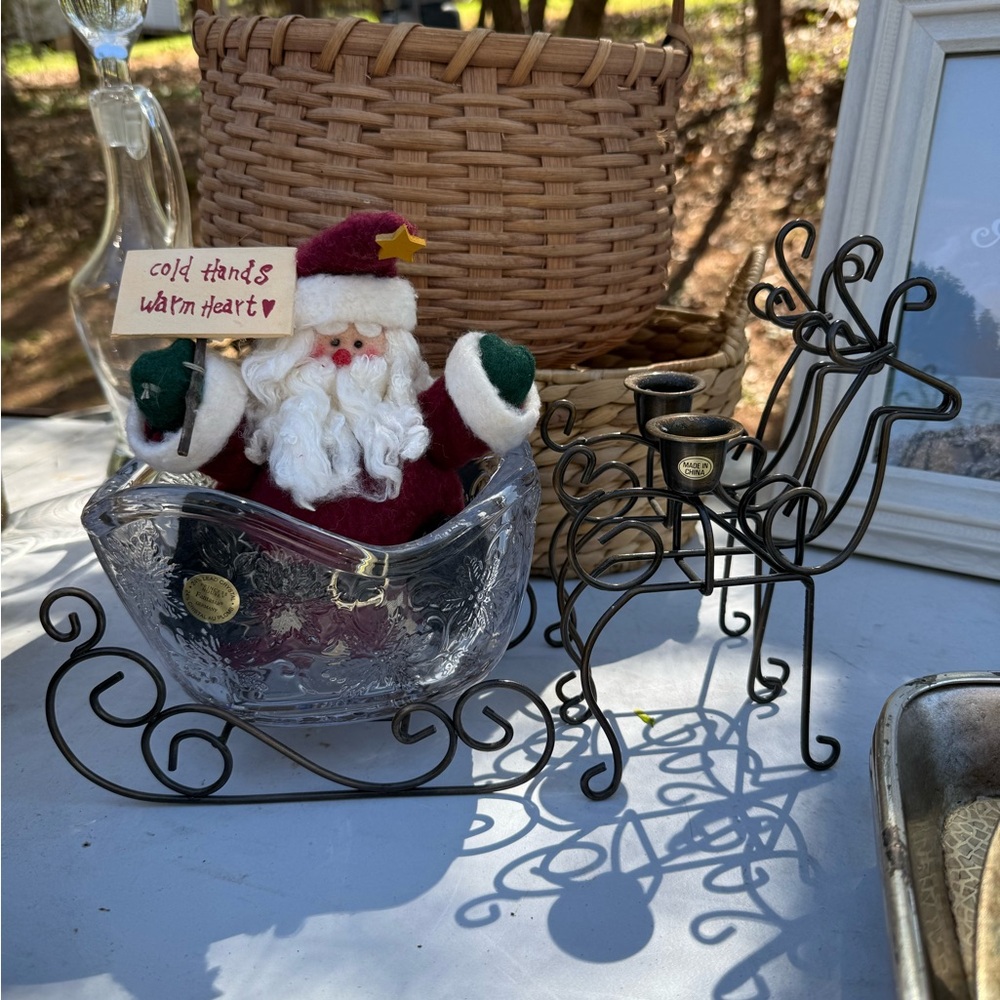 Princess House Fantasia Sleigh & Reindeer
